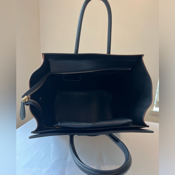 Celine Tricolor Satin Calfskin Mini Luggage Tote - Picture 9 of 11